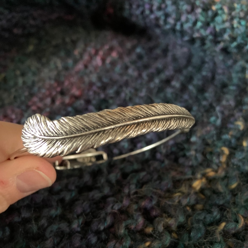 Alex & Ani Feather Bracelet